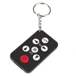 TV Mini Keychain Universal Remote Control for LO Television Controller - black