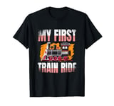 My first train ride my 1st ride - Kids Train Ride Lovers T-Shirt