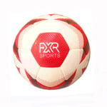 FXR SPORTS MATCH BALL SIZE 5 FOOTBALL TRAINING RED/BLACK AVENTO TEXTURED SURFACE