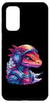 Coque pour Galaxy S20 Dragon rétro en armure