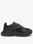 Lacoste Infant Neo 124 Trainer, Black, Size 9 Younger