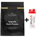 Protein Powder Vanilla Crème 900G Upgrade Multi-Protein + PhD Shaker DATED7/23