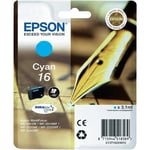 Original Epson 16 C13T16224022 For Epson WF2010W 2510 2520 2530 2540 2630 Cyan