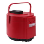 (Red)Electric Rice Cooker Overvoltage Protection Easy To Clean Electric Cooker
