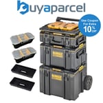 Dewalt Toughsystem 2 Rolling Tool Storage Box Trolley + 2x Tstak Tough Case + 