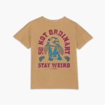Lilo & Stitch Stay Weird Kids' T-Shirt - Tan - 5-6 Years - Tan