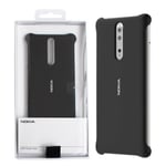 Official Nokia 8 Soft Touch Case Black CC-801