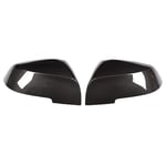 NCUIXZH Carbon Fiber Abs Side Rearview Mirror Cap Cover Trim,For Bmw 3 4 Series Gt F30 F31 F32 F33 F34 F36 2013-2018 Accessories-Black