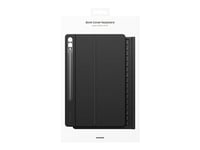 Samsung EF-DX815 - Clavier et étui (couverture de livre) - avec trackpad - Bluetooth, POGO pin - noir clavier, noir étui - boîte de suspension - pour Galaxy Tab S9+