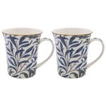 William Morris Willow Bough - 2-pack muggar i presentkartong