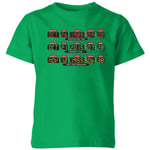 Back To The Future Destination Clock Kids' T-Shirt - Green - 7-8 Years - Green