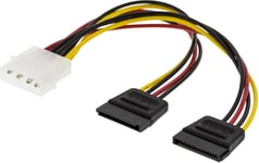 Y-power cable for 2xSerial ATA hard drives