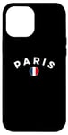Coque pour iPhone 12 Pro Max Maillot de football France Football 2024 Drapeau Coq I Love Paris