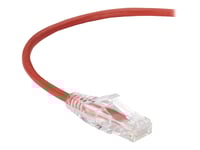 Black Box Slim-Net - Patch-Kabel - Rj-45 (Hane) Till Rj-45 (Hane) - 91 Cm - Utp - Cat 6A - Startad, Formpressad, Tvinnad - Röd