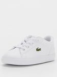 Lacoste Lerond Infant BL 2 Trainers - White, White, Size 3 Younger