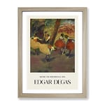 Before The Performance By Edgar Degas Exhibition Museum Painting Framed Wall Art Print, Ready to Hang Picture for Living Room Bedroom Home Office Décor, Oak A3 (34 x 46 cm)