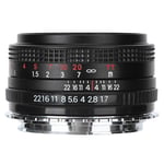 Large Aperture Lens, 50mm F1.7 EF Mount FullFrame Lens Alloy Optical Glass Portrait Manual Focus Lens for Canon SLR Camera