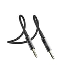 XO Ljudkabel Minijack 3.5 mm 1m NB-R255C - Svart