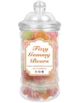 Zed Candy Fizzy Bears Boutique Jar - Brusende Gummibjørner i Flott Krukke 300 gram