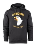 Fostex Hoodie 101 St Airborne Eagle (Dark Grey, S) S Dark Grey