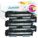 Lot de 5 Toners type Jumao compatibles pour HP LaserJet Pro M203dn M203dw, Noir