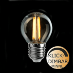 Unison klick-dimbar LED klot 2200K 420lm E27 5W