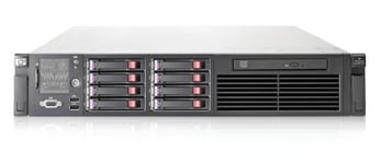 HP ProLiant DL385 G7 Serveur Montable sur rack 2U 2 voies 1 x Opteron 6176 SE / 2.3 GHz RAM 16 Go SAS hot-swap 2.5" Aucun disque dur DVD-RW ATI ES1000 Gigabit Ethernet Moniteur : aucun(e)