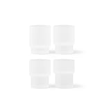 Ripple Glasses - Set of 4 - Frosted