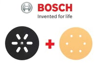 BOSCH Sanding Plate + Sanding Sheets SET (To Fit: Bosch GEX 150AC) (2608601116)