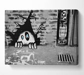 Leak Street Canvas Print Wall Art - Extra Large 32 x 48 Inches
