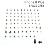 Replacement Complete Screw Set for Apple iPhone 8+ Plus - Space Grey Pentalobes