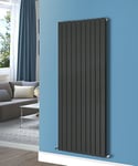 NRG 1600x680 Vertical Flat Panel Designer Radiators Central Heating Rad Double Column Anthracite