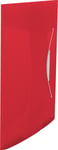 Esselte Vivida snoddmapp, A4, med klaff, röd