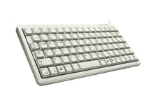 CHERRY Compact-Keyboard G84-4100 - tastatur - fransk - lysegrå