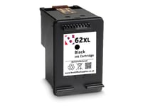 Refilled 62 XL Black Ink fits HP Officejet 5742 All-In-One Printers
