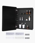 VEVOR Armoire à pharmacie murale 610 x 762 mm avec miroir et étagères réglables