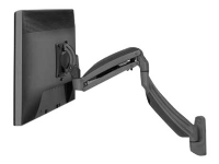 Chief Kontour K1W Dynamic Single Monitor Wall Mount - For Displays 10-30 - Black - Monteringssats (gränssnittspanel, väggfäste, dubbel vridbar arm) - för LCD-display - aluminium - svart - skärmstorlek: 10-30 - väggmonterbar
