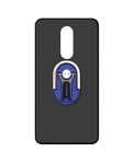 Sunrive Case For Cubot Power, Car Phone Holder Air Vent matte Soft Premium TPU Silicone Back Cover Case Ring Kickstand, 360 Degree Rotating Metal Finger Ring Holder(blue)
