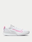 NikeCourt Vapor Lite 2 Shoes - White/Playful Pink - UK 5