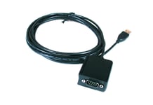 Exsys Usb 1.1 Till 1S Rs-232-Port, Sort, 1,8 M, Usb Type-A, Db-9, Hanstik, Hanstik