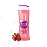 Silcare - Quin - Duschgel med lanolin - Hallon - 250 ml Rosa