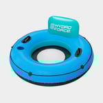 Bestway Badring Hydro Force White Cap Rider, Ø1.19 meter, blå/turkos+ lagningslapp