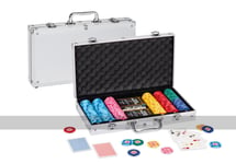 Dal Negro 300 chip Professional Texas Hold 'em Poker Set in Aluminium Case (UK)