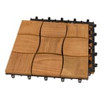 Trall Strand Stainless Teak Deltaplattan 30x30 Typ I