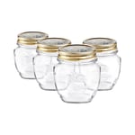 Quattro Stagioni Glass Preserving Jars 300ml Clear Pack of 4