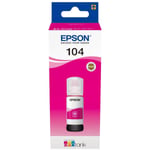 Epson 104 / C13T00P340 magenta bläck refill - Original