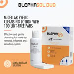 EBAY OFFER Blephasol Duo Eyelid Hygiene 100ml Lotion 100 Pads Bundle Blepharitis