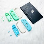 Jaune - Coque De Remplacement Animal Crossing Pour Console Nintendo Switch, Étui Joy-Con, Accessoires De Station De Charge Tv