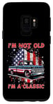 Coque pour Galaxy S9 I'm Not Old I'm Classic American Truck USA Flag Car