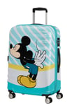 American Tourister Wavebreaker Disney - Spinner M Suitcase, Multicolour (Mickey Blue Kiss), 67 cm, 64 Litre